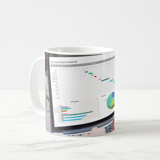 Excel-Tasse: Das perfekte Geschenk für Daten Kaffeetasse (Vorderseite Links)