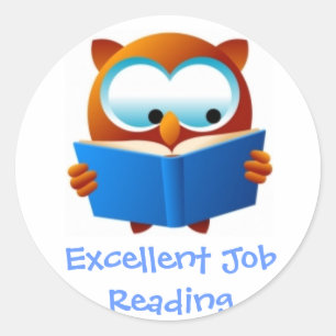 Excellent Stickers Reading Award