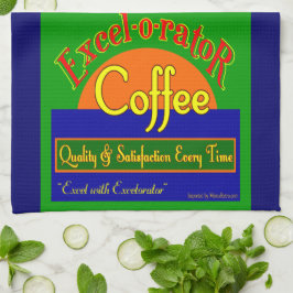 Excelorator Retro Café Étiquette Serviette de cuis