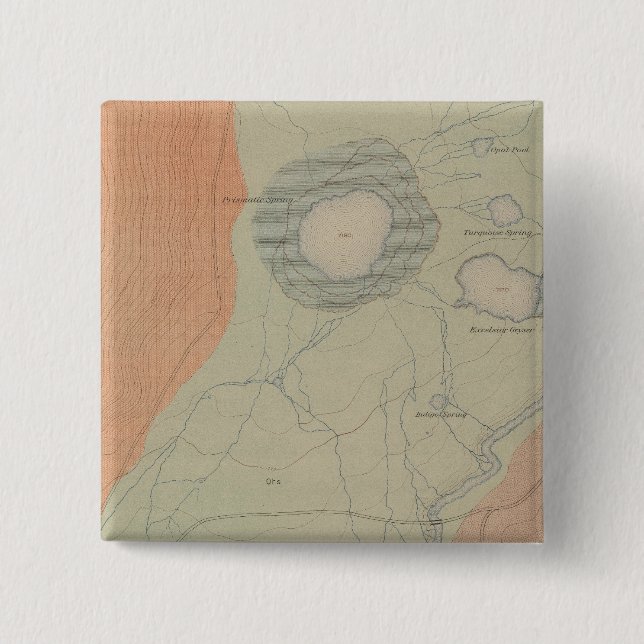 Excelsior Geyser-Becken Button (Vorderseite)