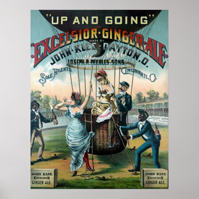 Excelsior Ginger Ale Poster (Vorne)
