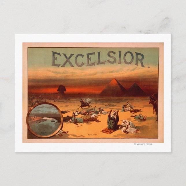 Excelsior Theatralspielposter #2 Postkarte (Vorderseite)