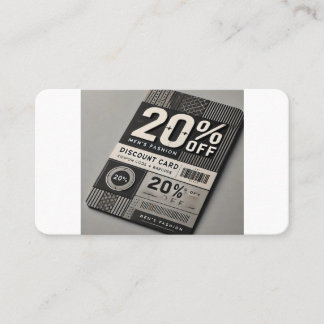 Exclusive Men's Fashion Store Discount Card - Gere Rabattkarte