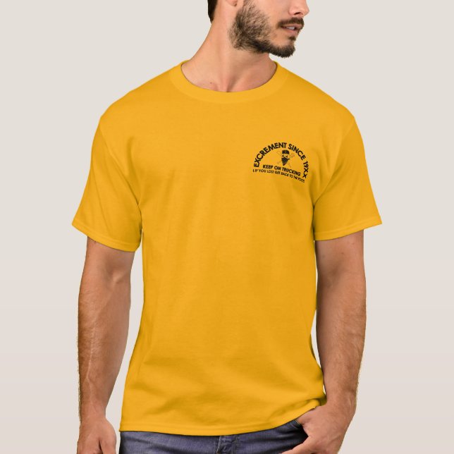 excrement_tee T-Shirt (Vorderseite)