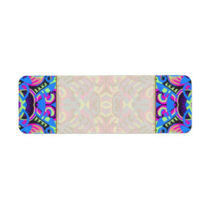 Excrutiatingly bunter Kunst-Deko psychedelisch