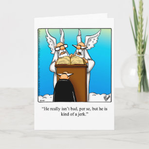 Excuses amusantes Carte de voeux Humour "Spectickl