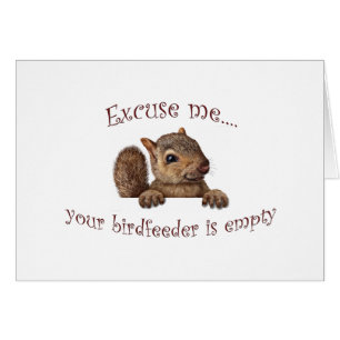 Excusez-moi...votre chargeur d'oiseaux est vide