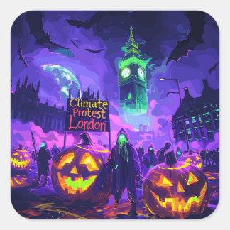 ExDesigner | Personalisierung | Halloween Quadratischer Aufkleber
