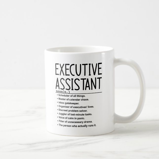 Executive assistant kaffeetasse (Rechts)