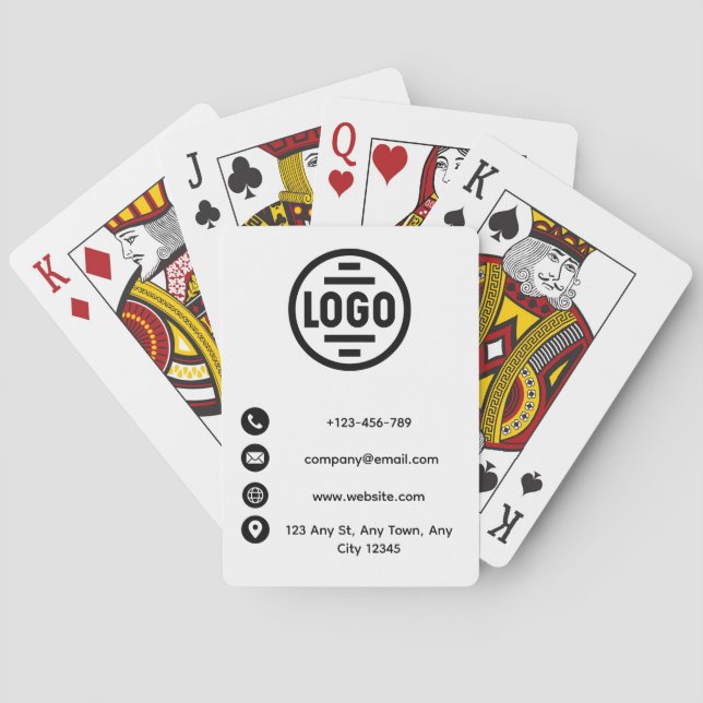 Executive Networker Geschäftsspielkarten Spielkarten (Rückseite)