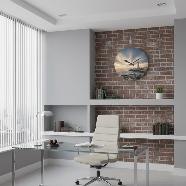 Executive Office Lighthouse Acrylic Wall Clock Große Wanduhr (Von Creator hochgeladen)