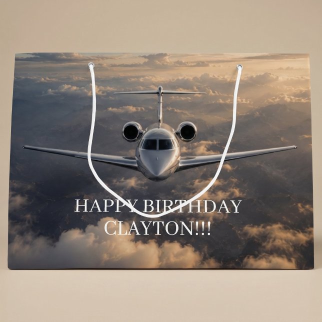 Executive-Privatjet-Flugzeug Große Geschenktüte (Von Creator hochgeladen)