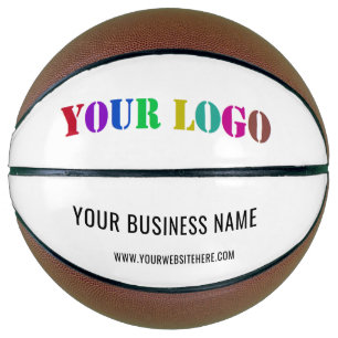 Exemple de ballon de basket promotionnel avec text