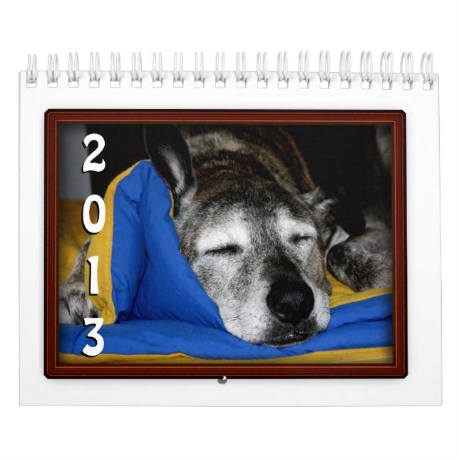 Exemple de calendrier du cadre photo (Protection)
