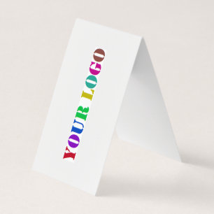 Exemple de Carte de visite promotionnel du logo de