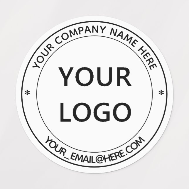 Exemple de logo et de Étiquettes de texte personna (Design 1)
