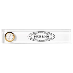 Exemple de plaque de nom du bureau de logo de votr