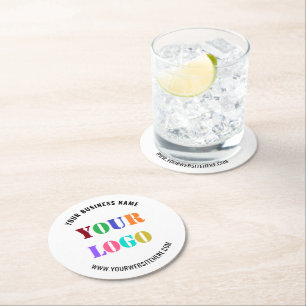 Exemple de sous-verre en papier promotionnel avec 