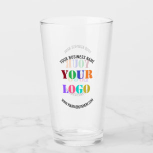 Exemple de verre personnalisé avec logo et texte d