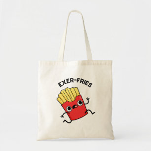 Exer-Pommes Funny Fries Puns Tragetasche