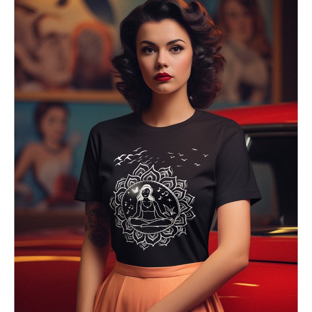 Exercice de fitness spirituel Yoga Tshirt (Créateur téléchargé)