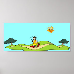 Exercice d'été Funny Poster