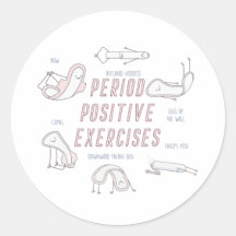 Exercices positifs de la période Sticker rond