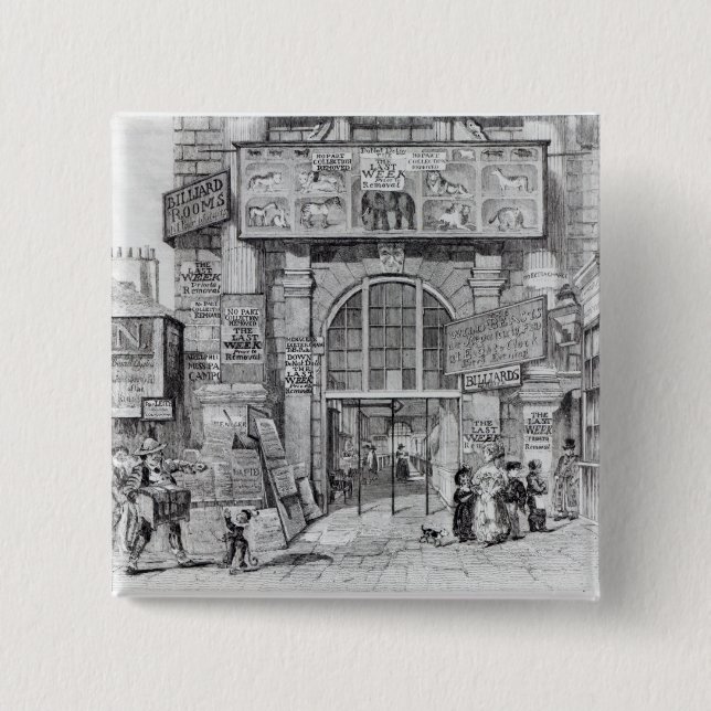 Exeter-Änderung, die den Eingang zeigt Button (Vorderseite)