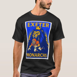 EXETER, CA MONARCHS KLASSISCHES FOOTBALL-T-SHIRT. T-Shirt