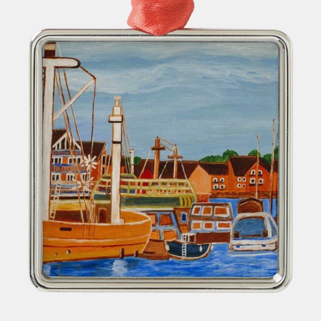 Exeter Devon England Silbernes Ornament (Vorne)