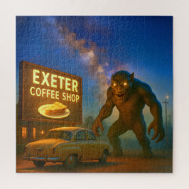 EXETER, KALIFORNIEN 20 X 20 INCH JIGSAW PUZZLE.