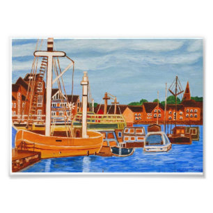 Exeter-Schiffskanal Fotodruck