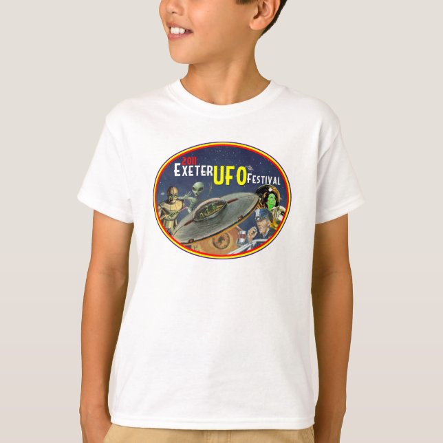 Exeter UFO-Festival T-Shirt (Vorderseite)