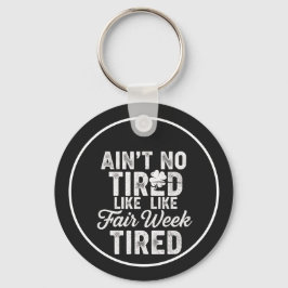 Exhausted But Happy Design Schlüsselanhänger