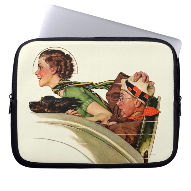 Exhilaration Laptopschutzhülle (Vorderseite)