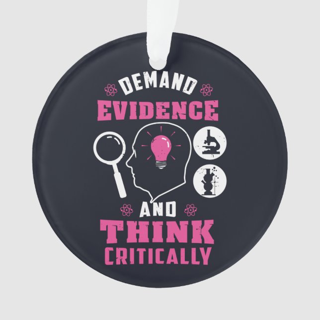 Exiger des preuves et penser la science critique (devant)