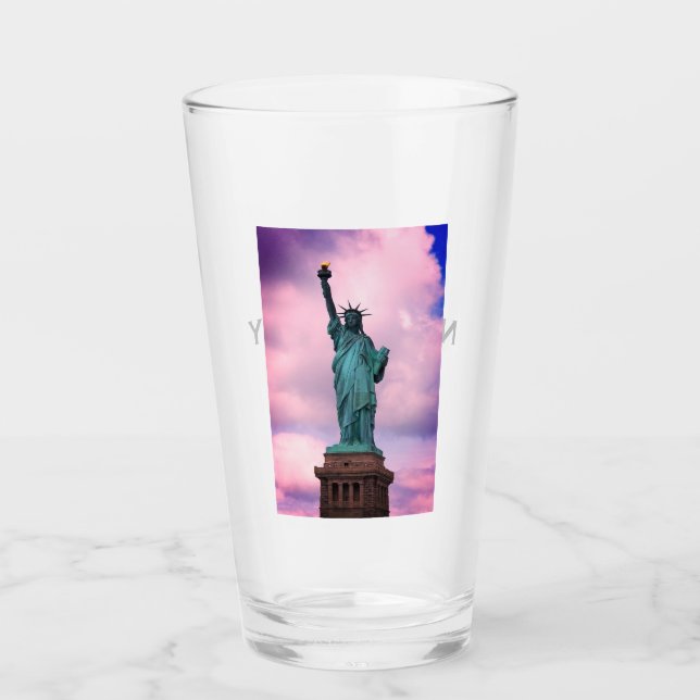 Exilmutter Lady Liberty Statue - NYC Glas (Vorderseite)