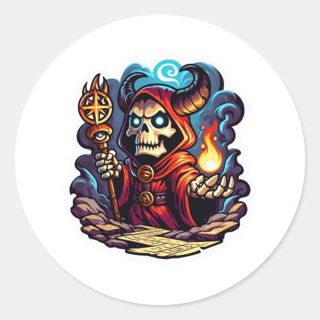 Exilweg Runder Aufkleber (Vorderseite)