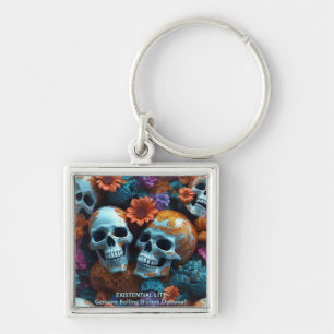 EXISTENTIAL LITE Memento Mori Lovers Skulls Schlüsselanhänger