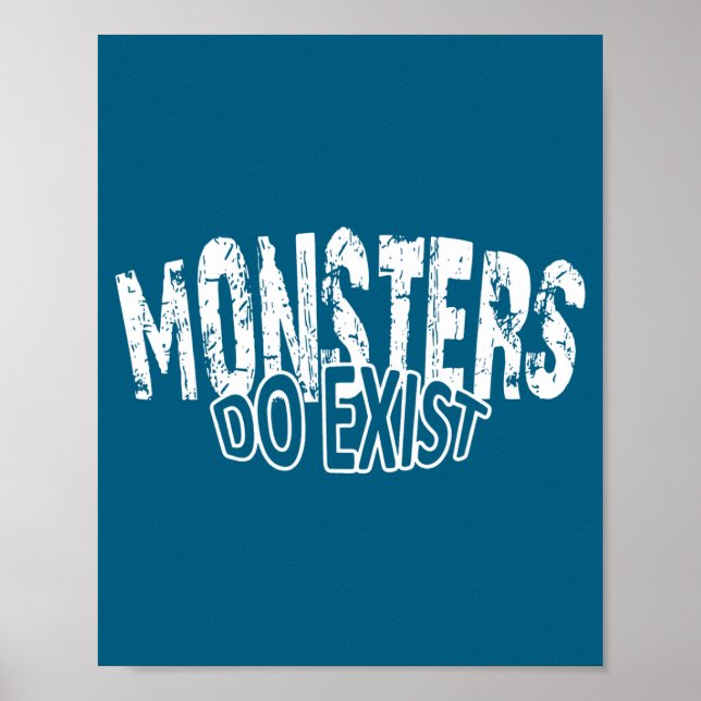 Existieren Monster Workout Retro Eisen Poster (Vorne)