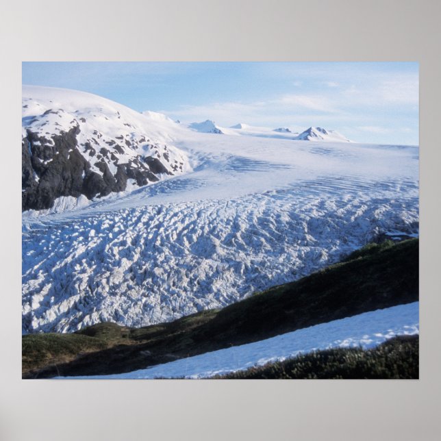 Exit Glacier in Kenai Fjords National Park, Poster (Vorne)