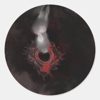 Exit Wound Runder Aufkleber