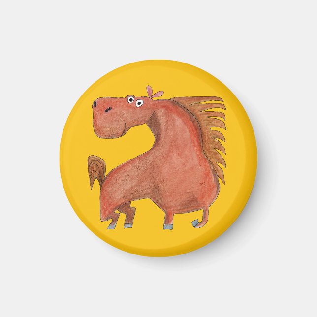 Exited Horse Magnet (Vorne)