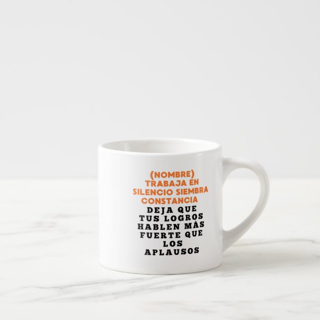 EXITO REGALO PERSONALIZADO PARA (NOMBRE) ESPRESSOTASSE (Rechts)