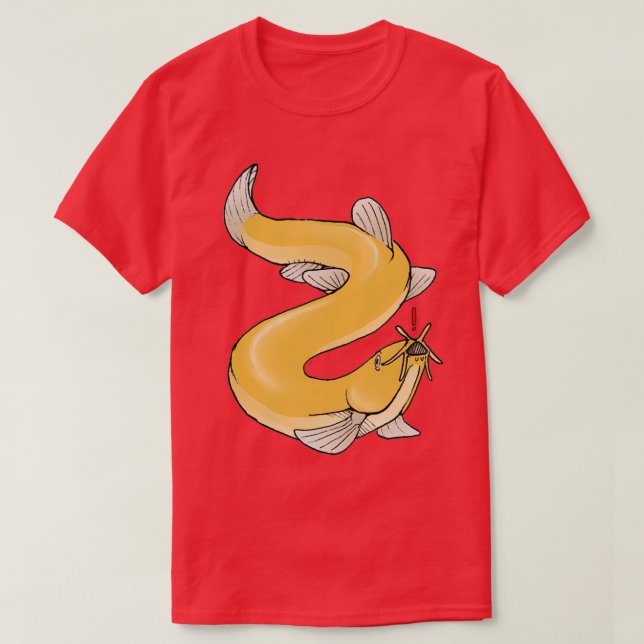 Exklamatorischer Dojo Loach T-Shirt (Design vorne)