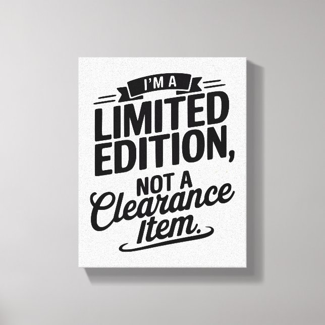 Exklusiv & unaufhaltsam! Mit Zuversicht dekorieren Leinwanddruck (Vorderseite)