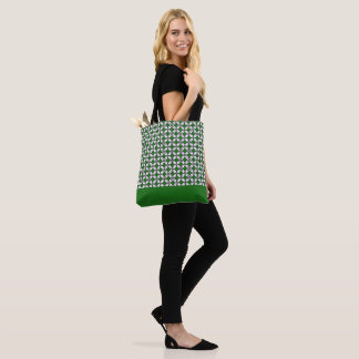 Exklusive Batik Two Tone Muster Green Edition Tasche
