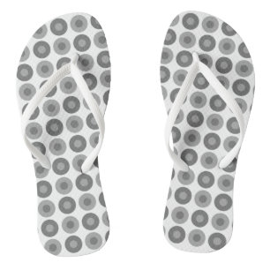 Exklusive graue Kreise Männer Frauen kippen Flops Flip Flops