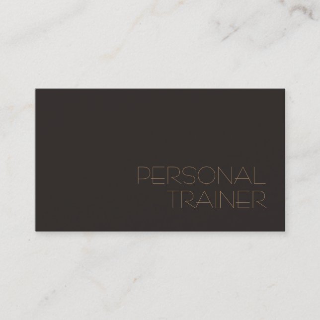Exklusive Personal Trainer Fitness Sport Visitenkarte (Vorderseite)