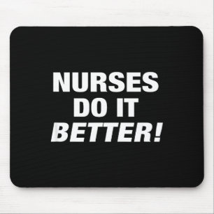 Exklusive Pflegekraft pflegt es besser Illustratio Mousepad
